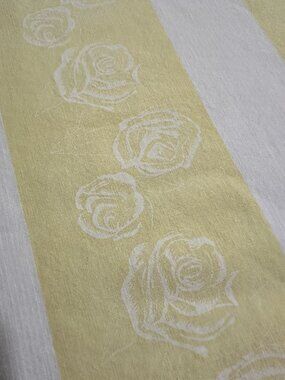 1950s Vintage Cotton Ticking Pillow Zippered Cover Freund Manhattan Cottagecore